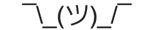 Shrug Emoticons