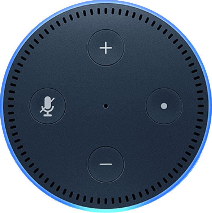 Actual size of Amazon Echo Dot