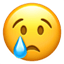 emoji chorando