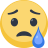 emoji chorando